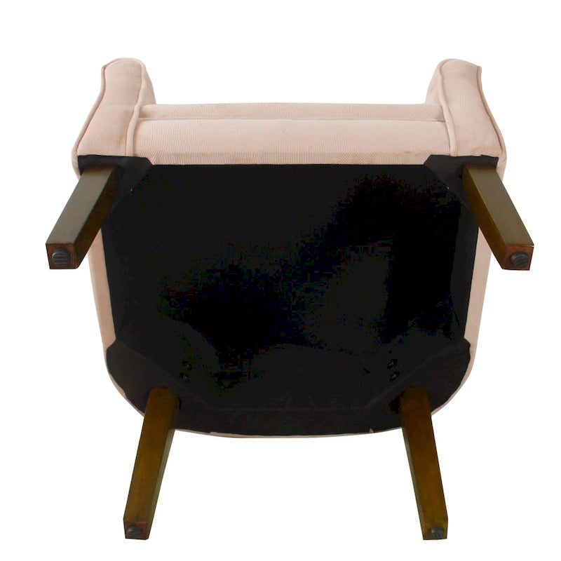 Upholstered Barrel Accent Chair