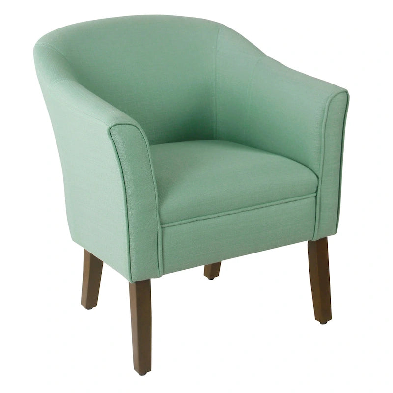 Upholstered Barrel Accent Chair