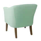 Upholstered Barrel Accent Chair