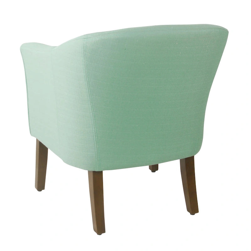 Upholstered Barrel Accent Chair