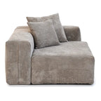 Modern Corduroy Fabric Loveseats Sofa Lounger Sleep Sectional Couch
