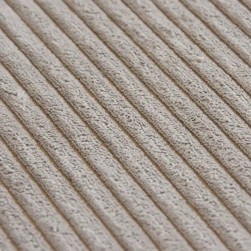 Modern Corduroy Fabric Loveseats Sofa Lounger Sleep Sectional Couch