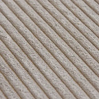 Modern Corduroy Fabric Loveseats Sofa Lounger Sleep Sectional Couch