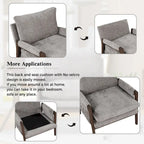 Mid-Century Modern Velvet Accent Armchair