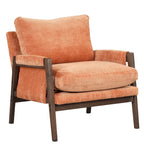 Mid-Century Modern Velvet Accent Armchair