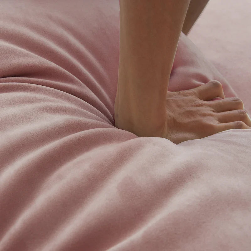 105 Suede Fabric Sectional Sofa Cloud Shape Couch for Living Room