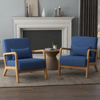 Fauteuil rembourré Chaises d'appoint avec oreiller (lot de 2)