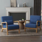 Fauteuil rembourré Chaises d'appoint avec oreiller (lot de 2)