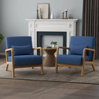 Fauteuil rembourré Chaises d'appoint avec oreiller (lot de 2)