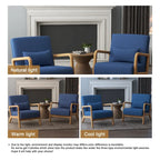 Fauteuil rembourré Chaises d'appoint avec oreiller (lot de 2)