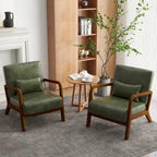 Fauteuil rembourré Chaises d'appoint avec oreiller (lot de 2)