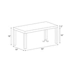 Modern Coffee Table with MDF Laminate Finish