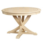 Round Country-Style Dining Table