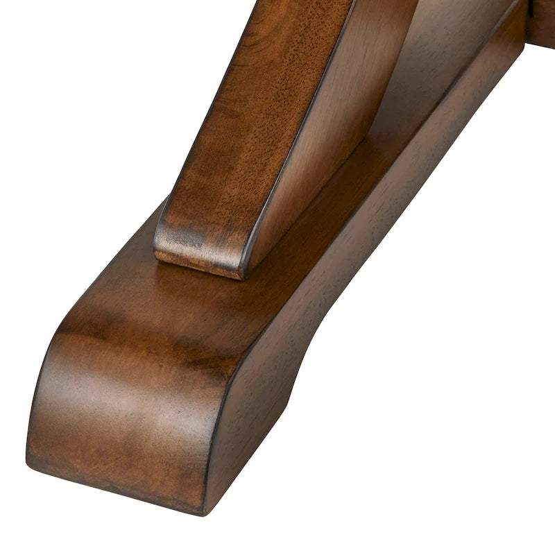 Round Country-Style Dining Table