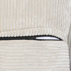 102 Oversized Corduroy Sectional Sofa Modern Wide Couch