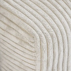 102 Oversized Corduroy Sectional Sofa Modern Wide Couch