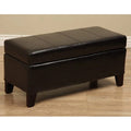Banc de rangement avec espace de rangement dissimulé