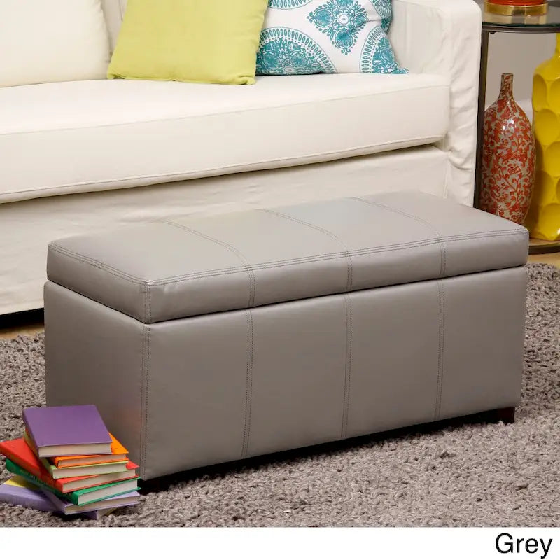 Banc de rangement avec espace de rangement dissimulé