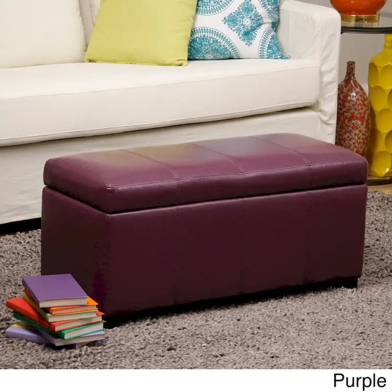 Banc de rangement avec espace de rangement dissimulé