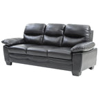 Faux Leather Sofa