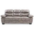 Faux Leather Sofa
