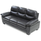 Faux Leather Sofa
