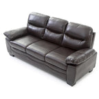 Faux Leather Sofa