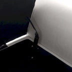 Arm Fabric Storage Ottoman Bench with Solid Wood Legs, 48W x 18D x 23H