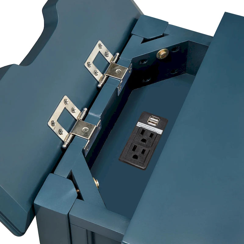 1-Drawer Side Table with Charging Station