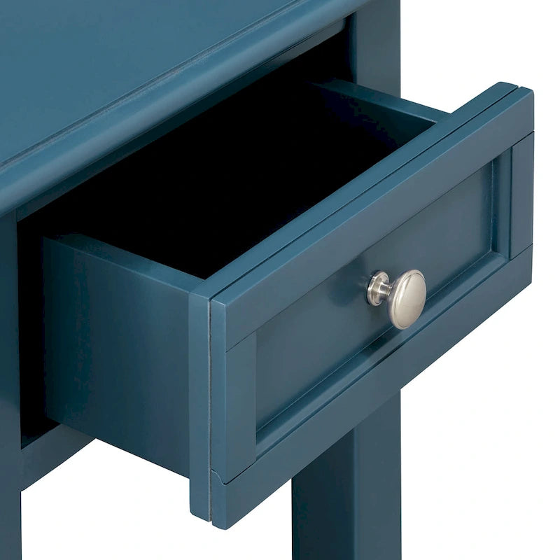 1-Drawer Side Table with Charging Station