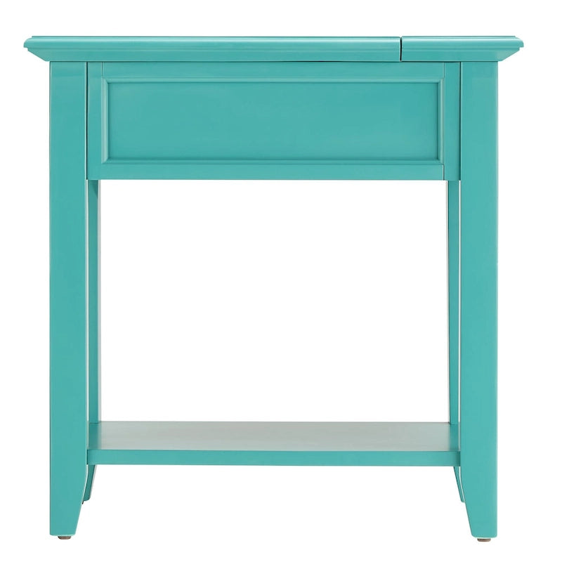 1-Drawer Side Table with Charging Station