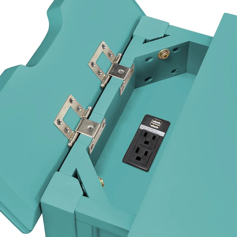 1-Drawer Side Table with Charging Station