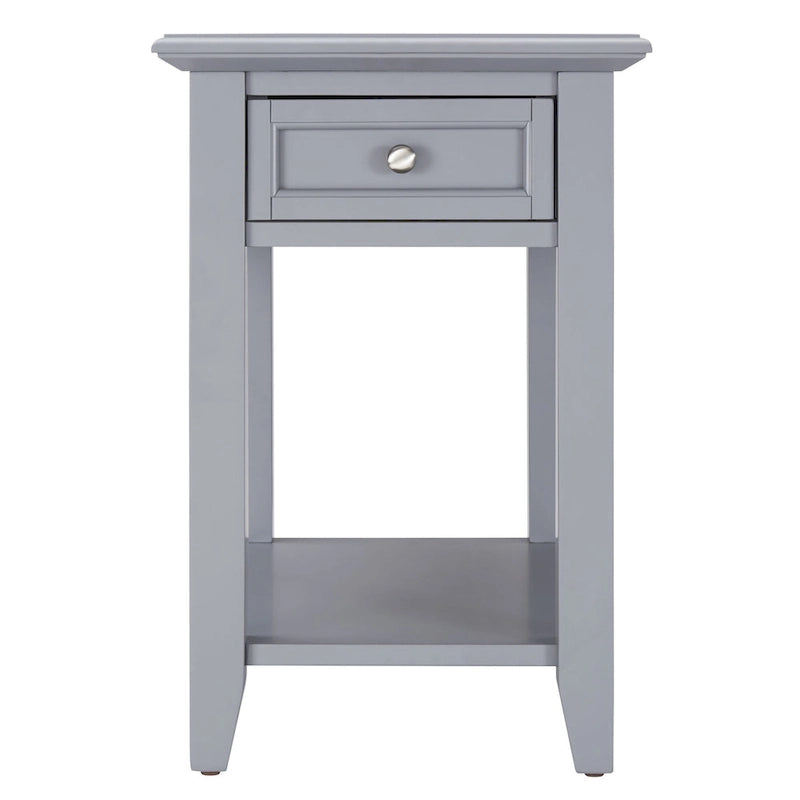 1-Drawer Side Table with Charging Station
