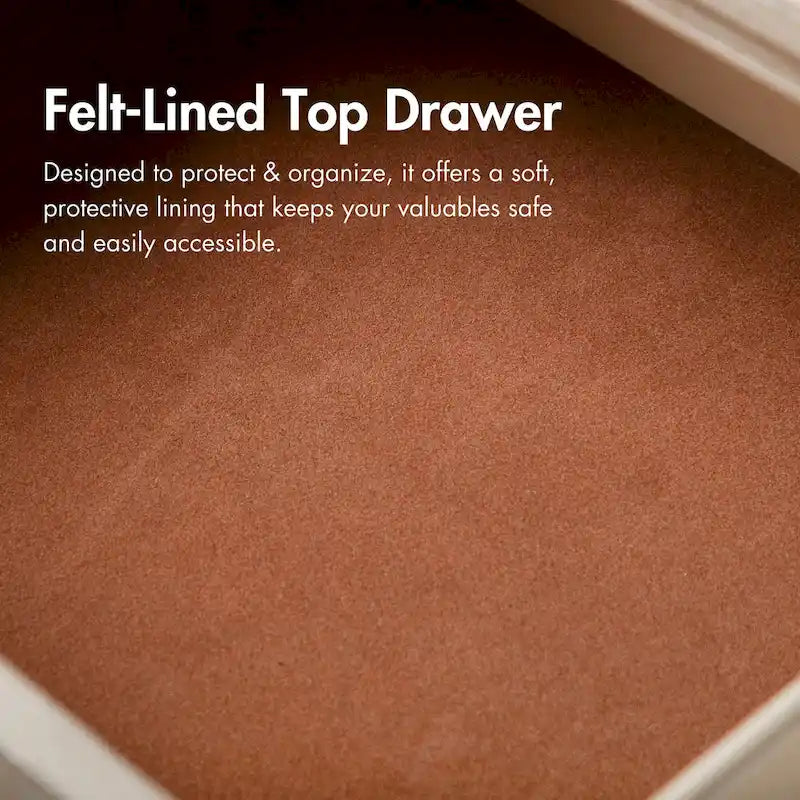 Transitional Oak Solid Wood 2-Drawer Nightstand with Metal Legs