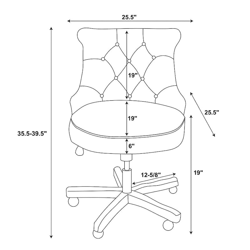 Natural Swivel Office Chair