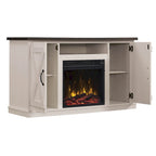 Modern Farmhouse TV Stand for TVs up to 55 with Electric Fireplace