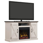 Modern Farmhouse TV Stand for TVs up to 55 with Electric Fireplace
