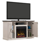 Modern Farmhouse TV Stand for TVs up to 55 with Electric Fireplace