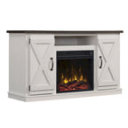 Modern Farmhouse TV Stand for TVs up to 55 with Electric Fireplace