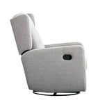 Ensemble de deux fauteuils inclinables pivotants et à bascule
