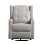 Ensemble de deux fauteuils inclinables pivotants et à bascule