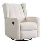 Ensemble de deux fauteuils inclinables pivotants et à bascule