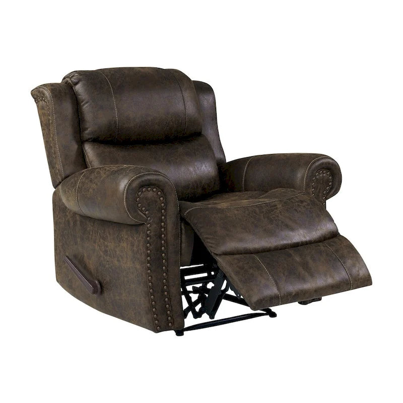 Extra Large Rolled Arm Wall Hugger Recliner Chair