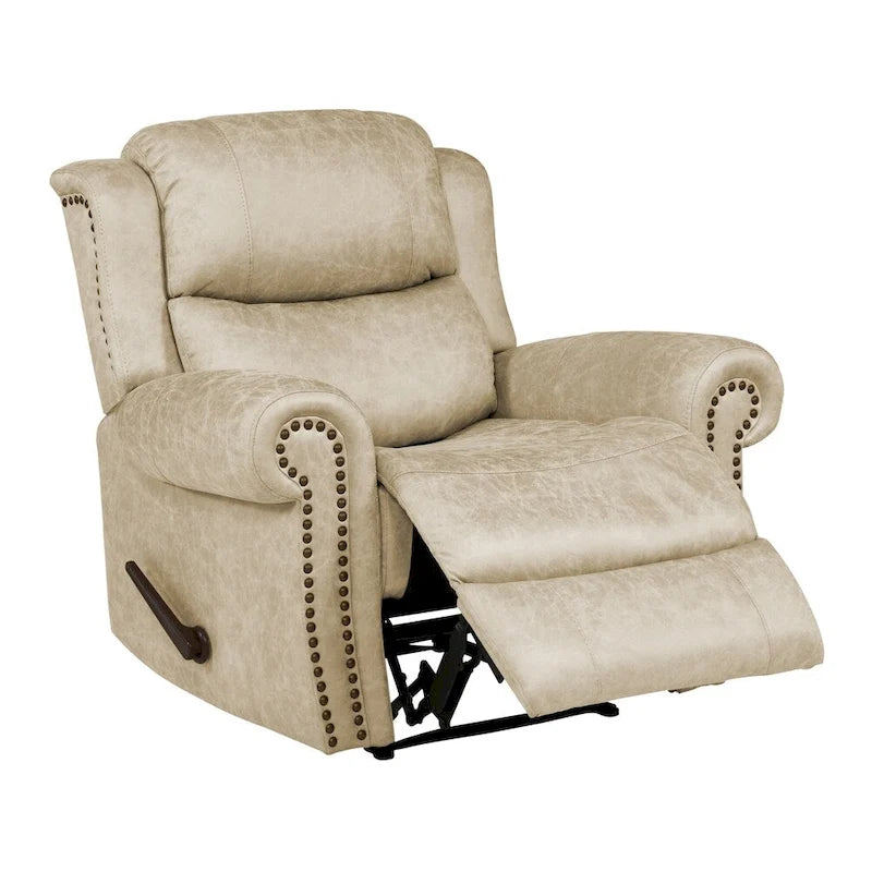 Extra Large Rolled Arm Wall Hugger Recliner Chair