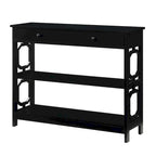 1 Drawer Console Table with Shelves
