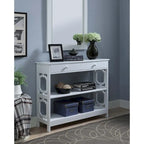 1 Drawer Console Table with Shelves