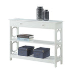 1 Drawer Console Table with Shelves