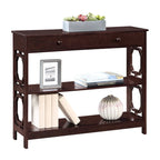 1 Drawer Console Table with Shelves