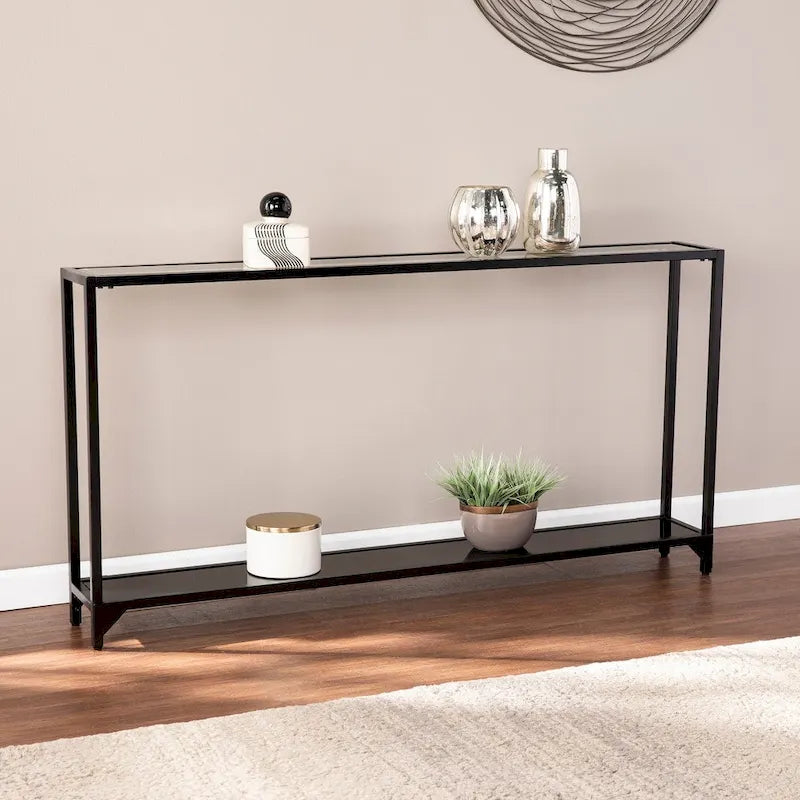  Glenn Narrow Metal Console Table