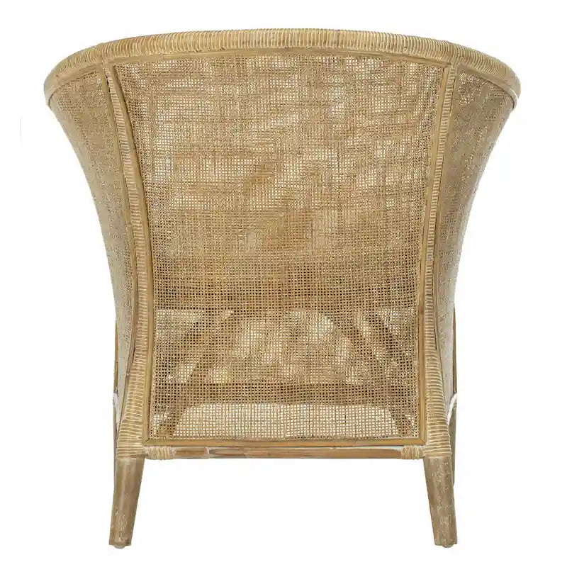 Fauteuil en rotin lavé – 31,5 x 29,9 x 25,6 po – 30L x 26P x 32H